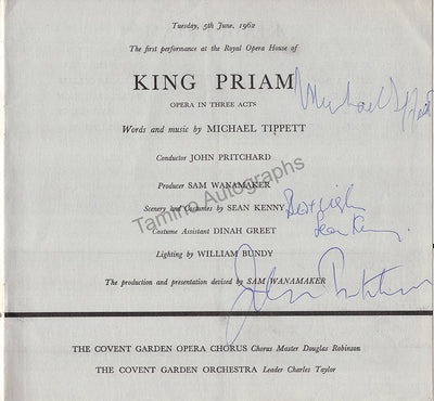 Pritchard, John - Tippett, Michael & Other (King Priam 1962)