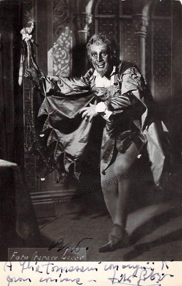 Gobbi, Tito - Signed Photo in Rigoletto