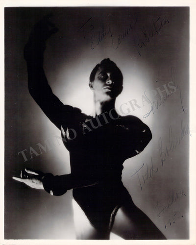 Bolender, Todd - Signed Photograph 1952