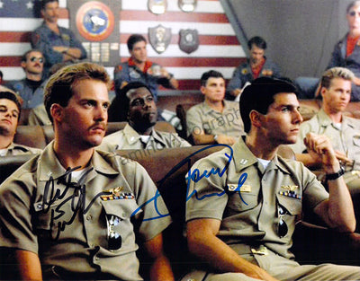 Cruise, Tom - Edwards, Anthony - Double Signed Photograph in "Top Gun"