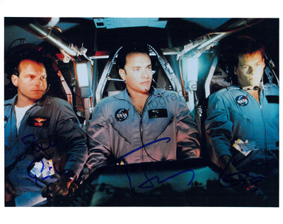 Hanks, Tom - Paxton, Bill - Bacon, Kevin - Signed Photograph in "Apollo XIII"