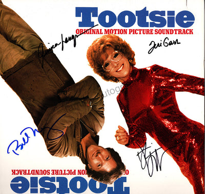 Hoffman, Dustin - Lange, Jessica & Others - LP Record "Tootsie" Signed