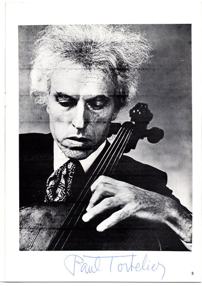 Tortelier, Paul - Signed Program Halifax 1980