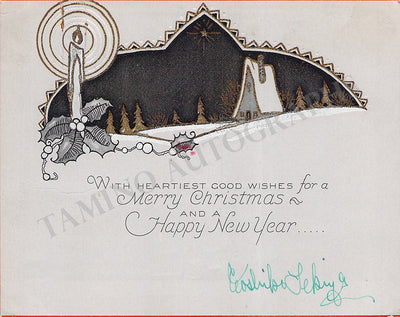 Sekiya, Toshiko - Signed Card