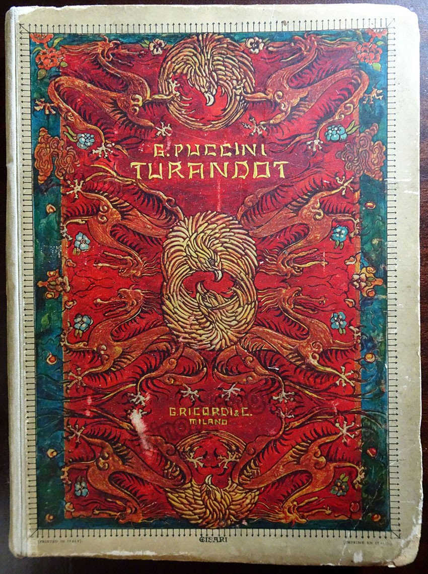 Puccini, Giacomo -Turandot - First Edition Vocal Score 1926