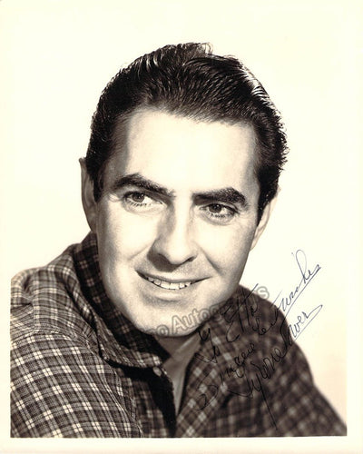 Power, Tyrone - Signed Photograph