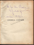 Giordano, Umberto - Signed Score of "Andrea Chenier"
