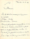 Marcoux, Vanni - Autograph Letter Signed 1909