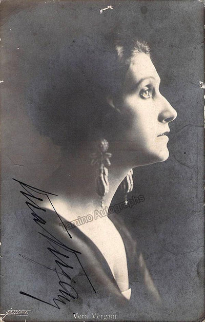 Vergani, Vera - Signed Photo