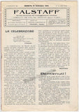 Verdi, Giuseppe - Verdi Birth Centennial Magazine 1913