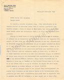 Blasco Ibañez, Vicente - Typed Letter Signed 1922