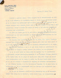 Blasco Ibañez, Vicente - Typed Letter Signed 1923