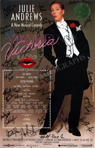 Andrews, Julie and others - Victor and Victoria Musical Signed by All