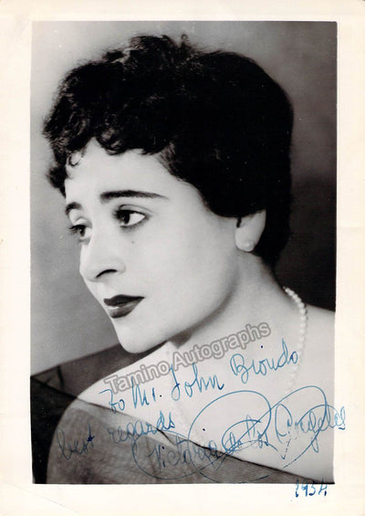 De los Angeles, Victoria - Signed Photo as herself