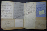 Victorian Era Album of Letters & Clips 1875