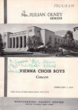 Vienna Choir Boys - Signed Program 1935