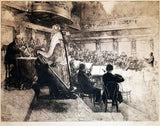 Vienna Philharmonic 1926 - Large Original Etching by Ferdinand Schmutzer