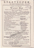 Vienna State Opera - Program Lot 1947-1955
