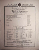 Vienna Theater Playbills -  Large Lot 1875-1930