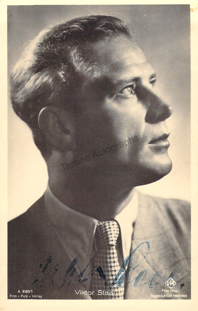 Staal, Viktor - Signed Photograph