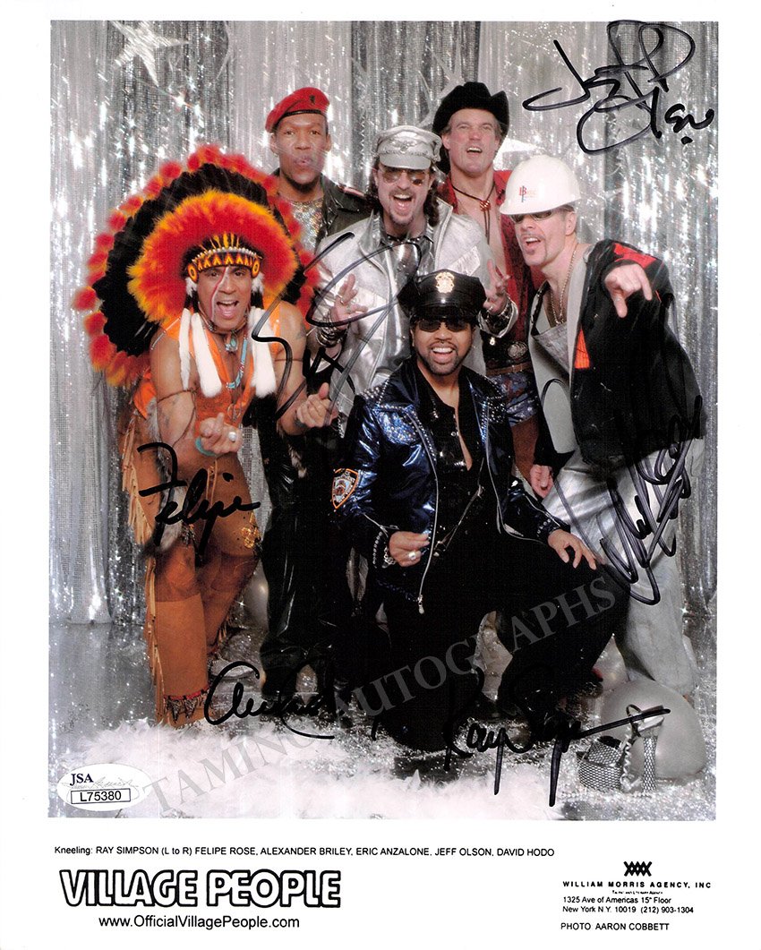 Village People - Signed Photo