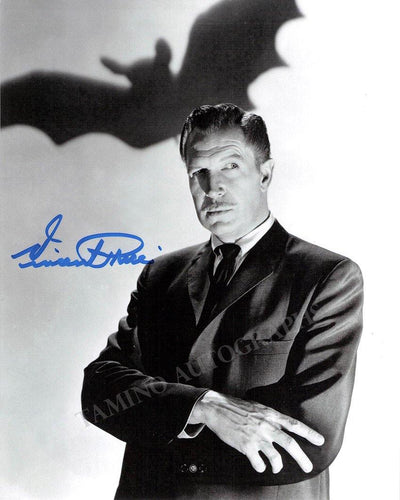 Authentic Vincent Price Autograph Signed Photograph