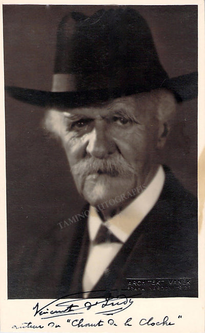 D'Indy, Vincent - Signed Photograph