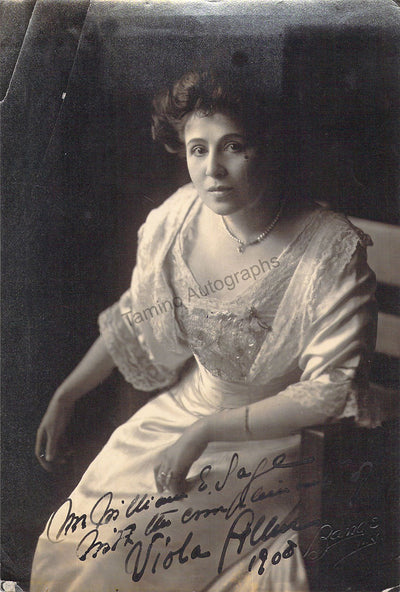 Allen, Viola - Signed Photograph 1908