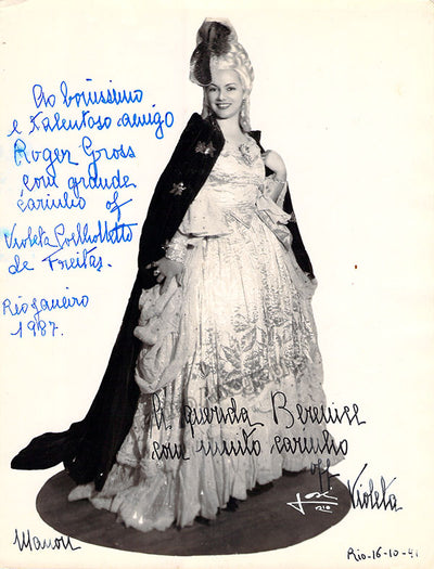 COELHO NETTO DE FREITAS, Violeta (Various Autographs)