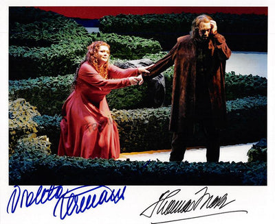 Urmana, Violetta - Moser, Thomas - Double Signed Photo in Parsifal