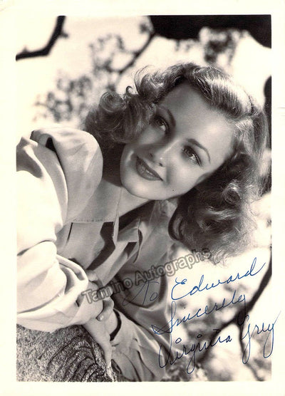 Grey, Virginia - Signed Photo