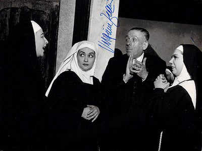 Zeani, Virginia - Signed Photo with Cast and Composer of Dialogues Des Carmelites, World Premiere 1957