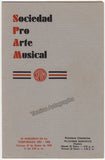 Virtuosi di Roma - Program Signed by All Havana 1952