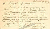 Carpi, Vittorio - Autograph Note Signed