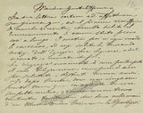 Capri, Vittorio - Autograph Note Signed 1884
