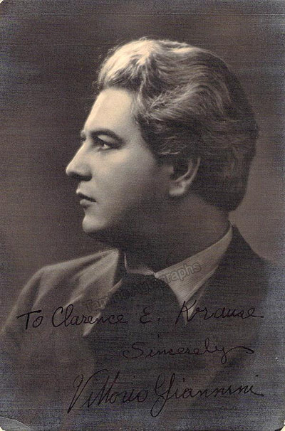 Giannini, Vittorio - Signed Photo