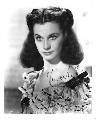 Leigh, Vivien - Signed Photograph in "Gone with the Wind"