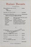 Horowitz, Vladimir - Signed Program Havana 1949