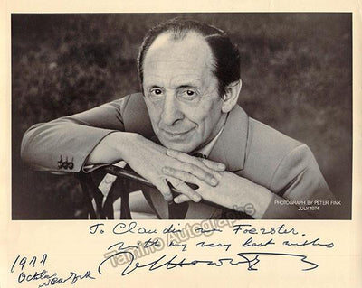 Horowitz, Vladimir - Signed Photo 1977