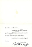 Horowitz, Vladimir - Typed Letter Signed 1974