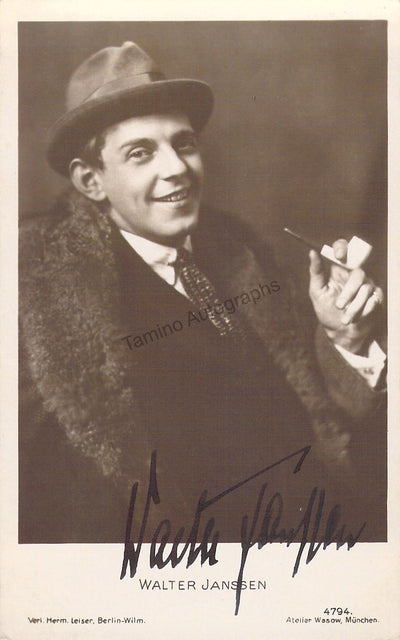 Janssen, Walter - Signed Photograph