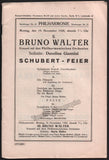Walter, Bruno - Program Lot Berlin 1926-1928