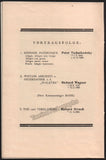 Walter, Bruno - Program Lot 1929-1934