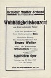 Walter, Bruno - Program Lot 1929-1934