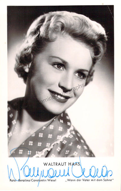 Haas, Waltraut - Signed Photograph