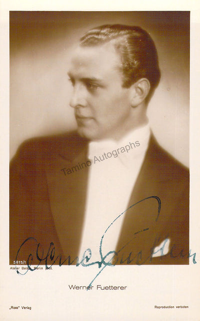 Fuetterer, Werner - Signed Photograph