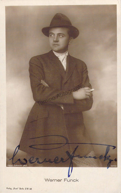 Funck, Werner - Signed Photograph