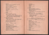 Furtwangler, Wilhelm - Program Wiener Festwochen 1954