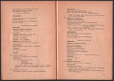 Furtwangler, Wilhelm - Program Wiener Festwochen 1954
