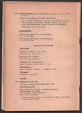 Furtwangler, Wilhelm - Program Wiener Festwochen 1954